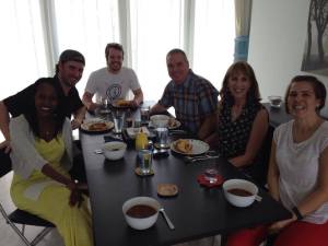 Lunch with the LoVellette family